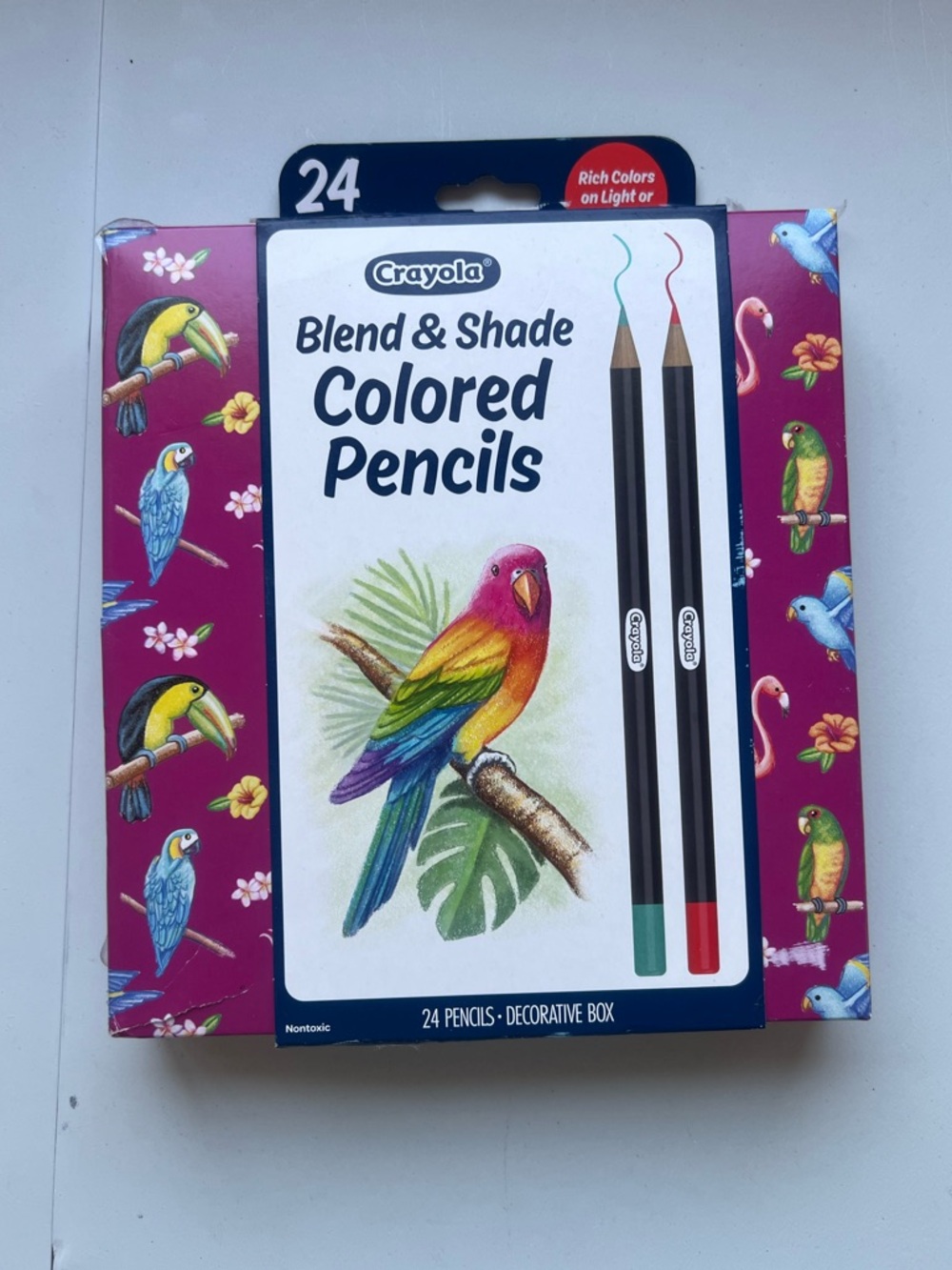 Crayola 24ct Blend and Shade Colored Pencils